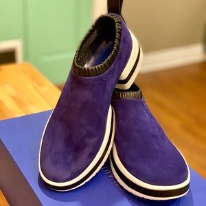 Stuart Weitzman Maritime Suede Sneakers, 8.5